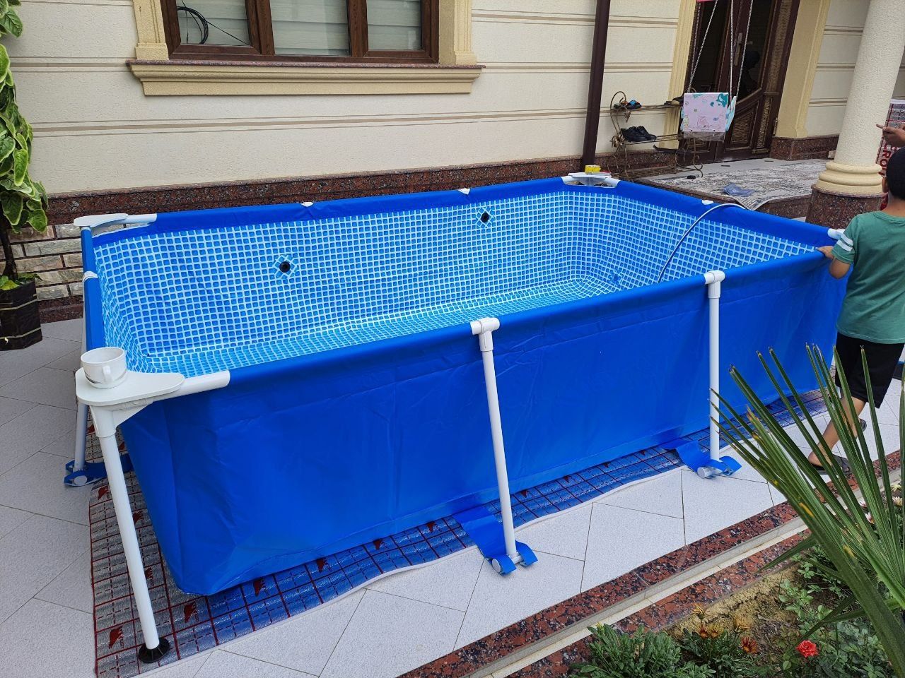 Basseyn intex 300×200×75 cm каркасный бассейн