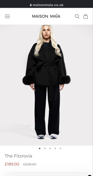 Дамско палто ново Maison Maia