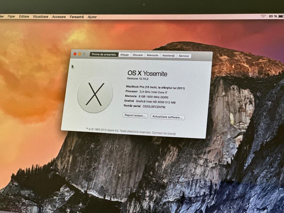 MacBook Pro i7 SSD 15 inch HD