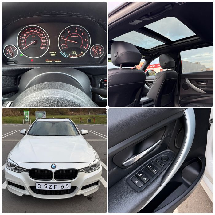 BMW M Paket F31 2.0 163 Alb Perlat Piele Cutie Automata