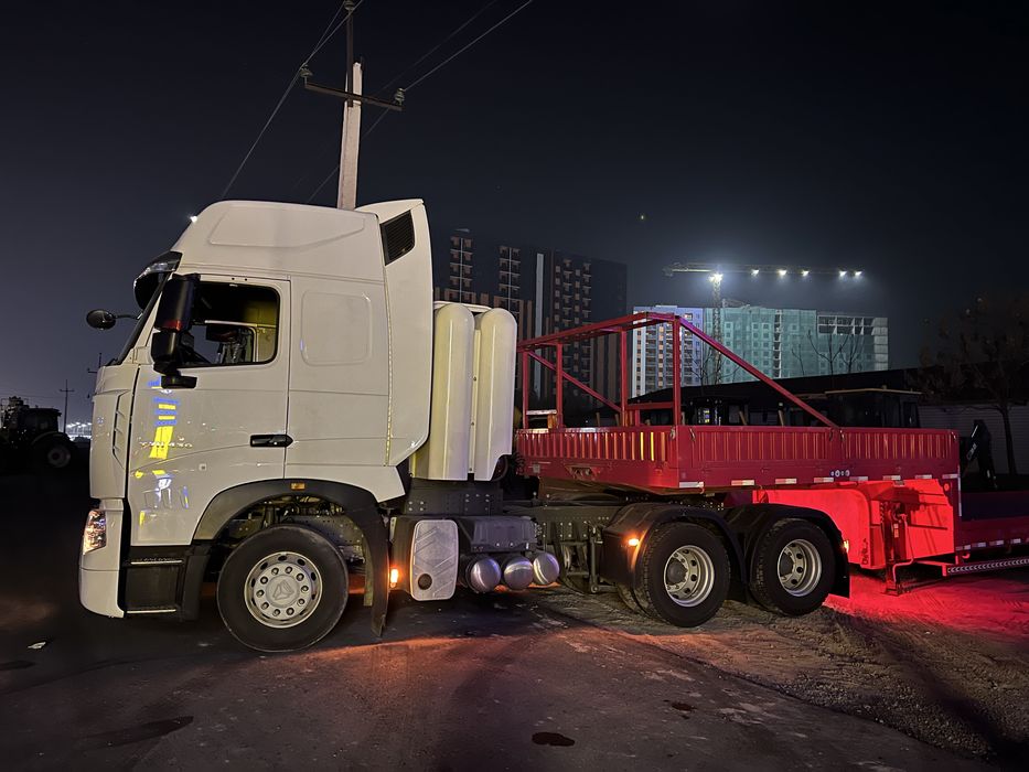 Тягач. HOWO. T7H ва Трал 17.5 м. Янги.