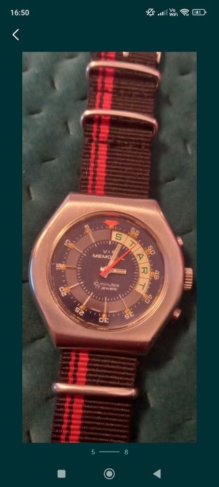 Ceas Bărbătesc Vtg V.I.P Memosail Regatta Yachting Timer Chronograph