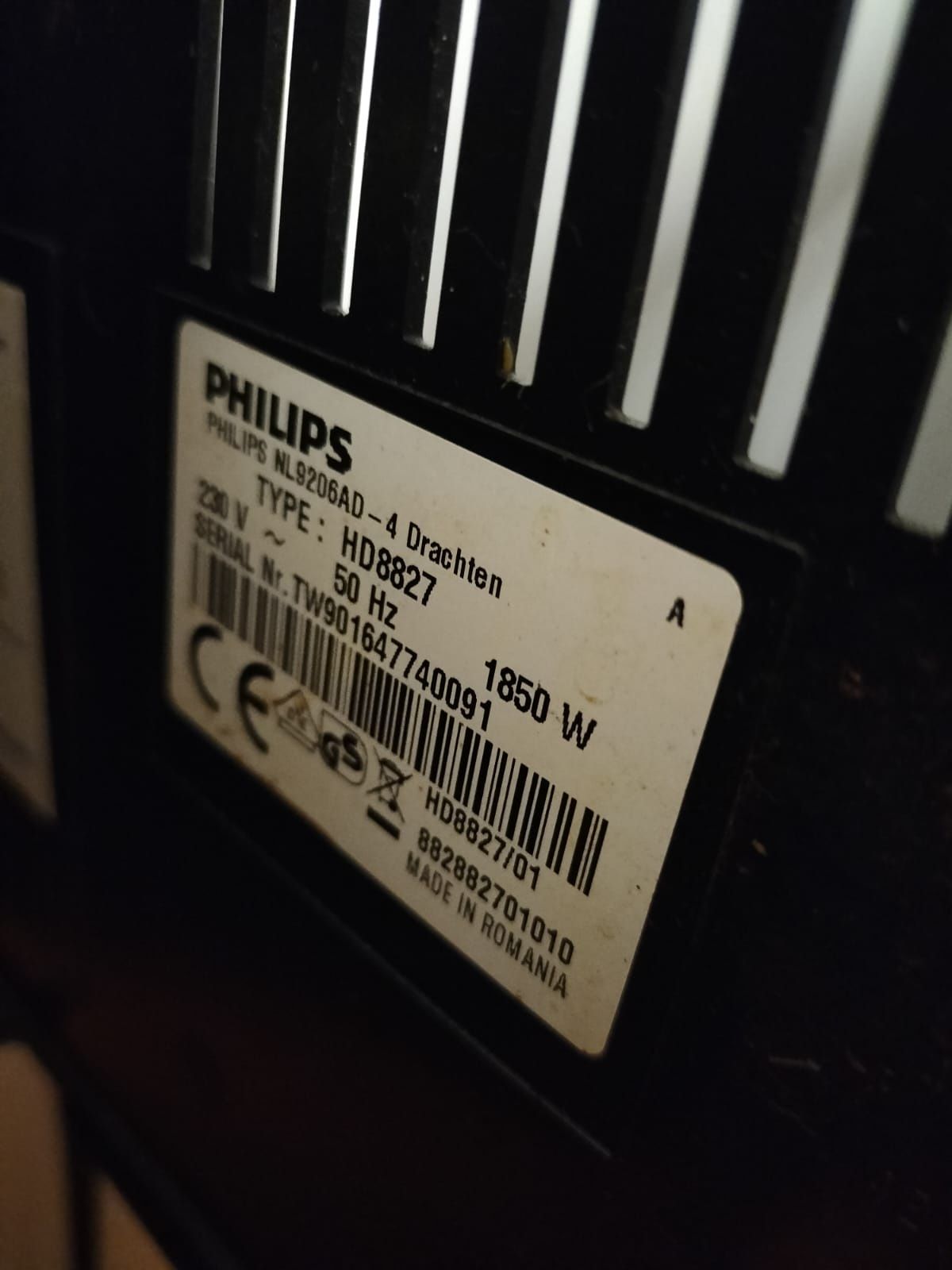 Espresor Philips 8827