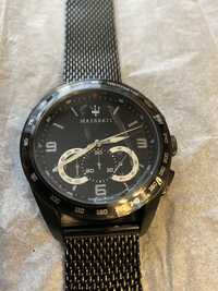 Ceas maserati traguardo 45 mm black