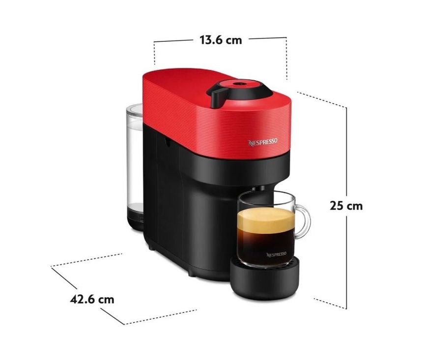 Еспресо машина Nespresso by Krups Vertuo Pop XN920510, 1500W