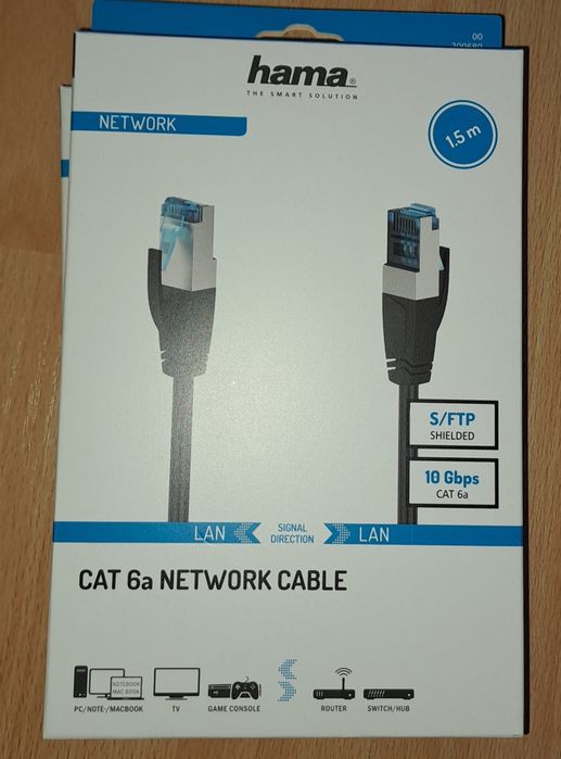 Cablu rețea cât 6a