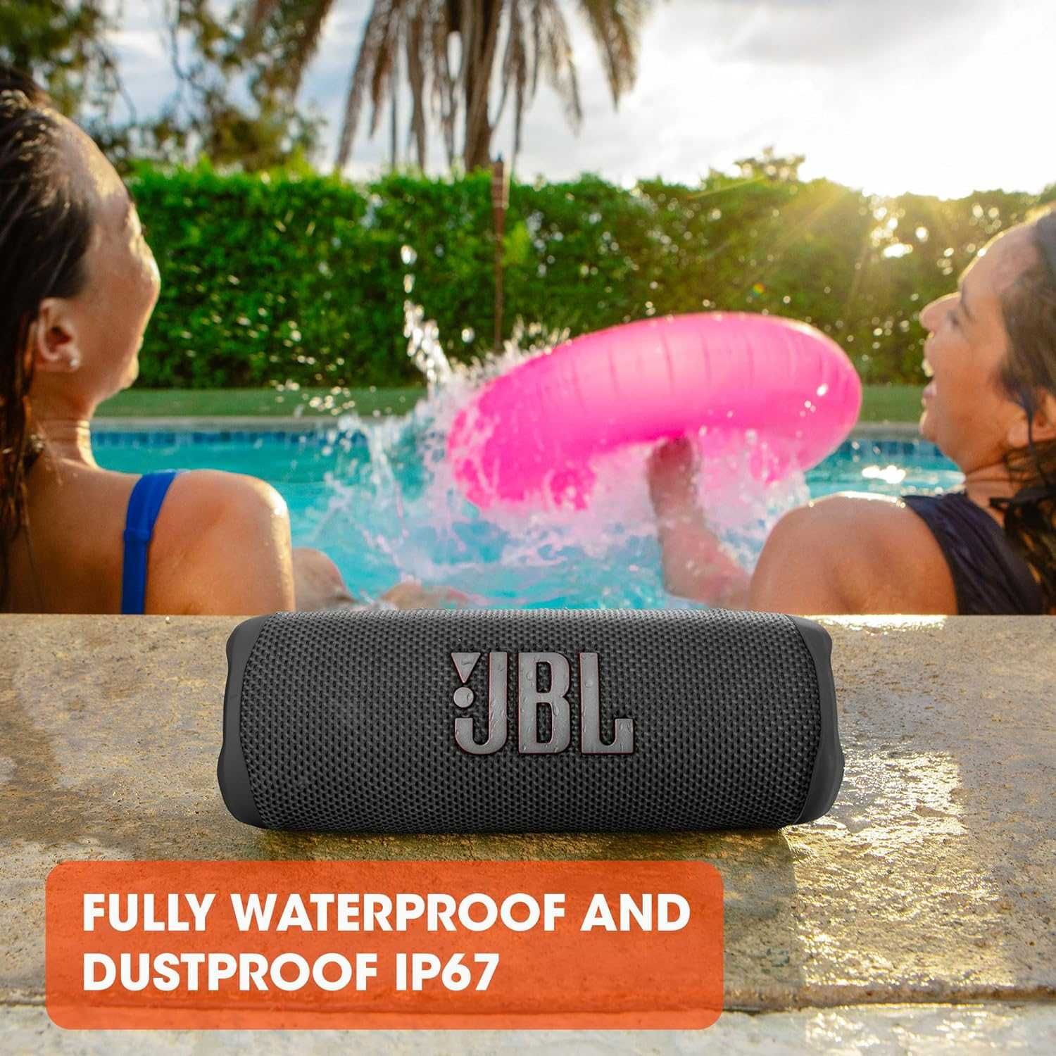 JBL Flip 6 Bluetooth безжична тонколонка,черен цвят