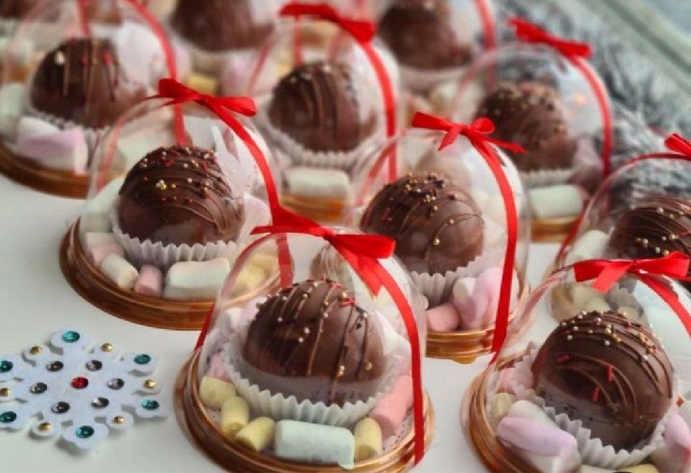 Новагодние подарки из шоколада