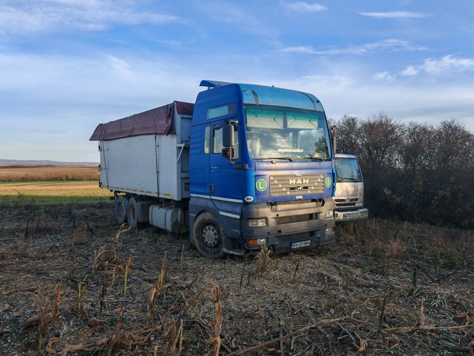 Camion Man tga transport cereale schimb cu îngrășăminte
