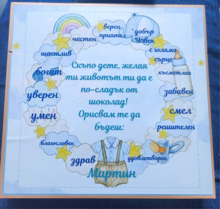 Персонализирани шоколадови бонбони