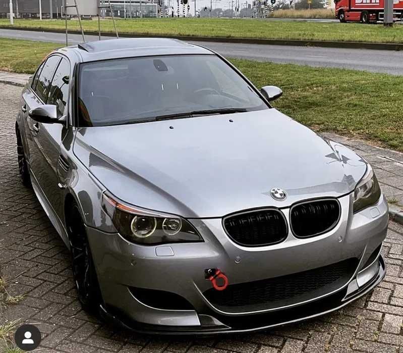 Lip prelungire bara fata Bmw Seria 5 e60 M5 Hamann negru lucios
