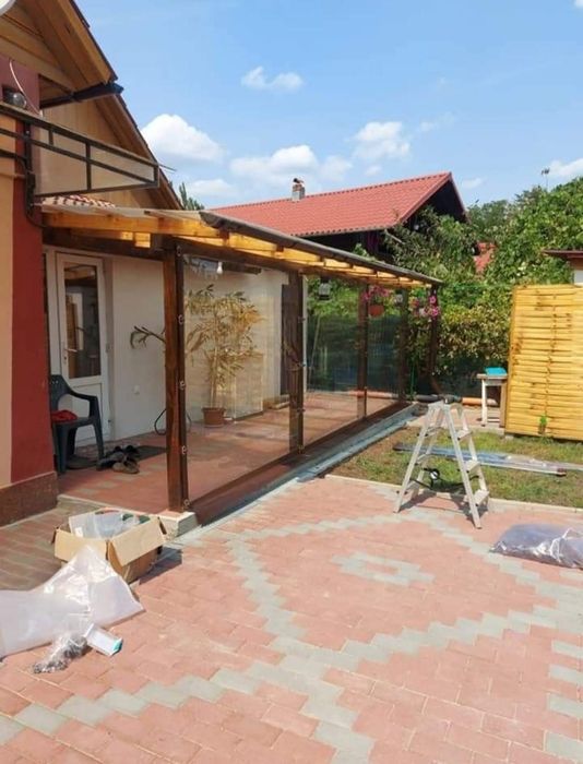 Folie terasa/ foisor terase/ foișoare transparenta Cristal