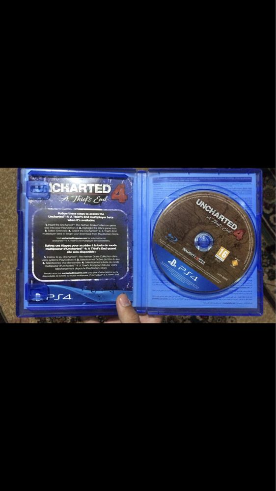 Диск Uncharted 4:thiefs end