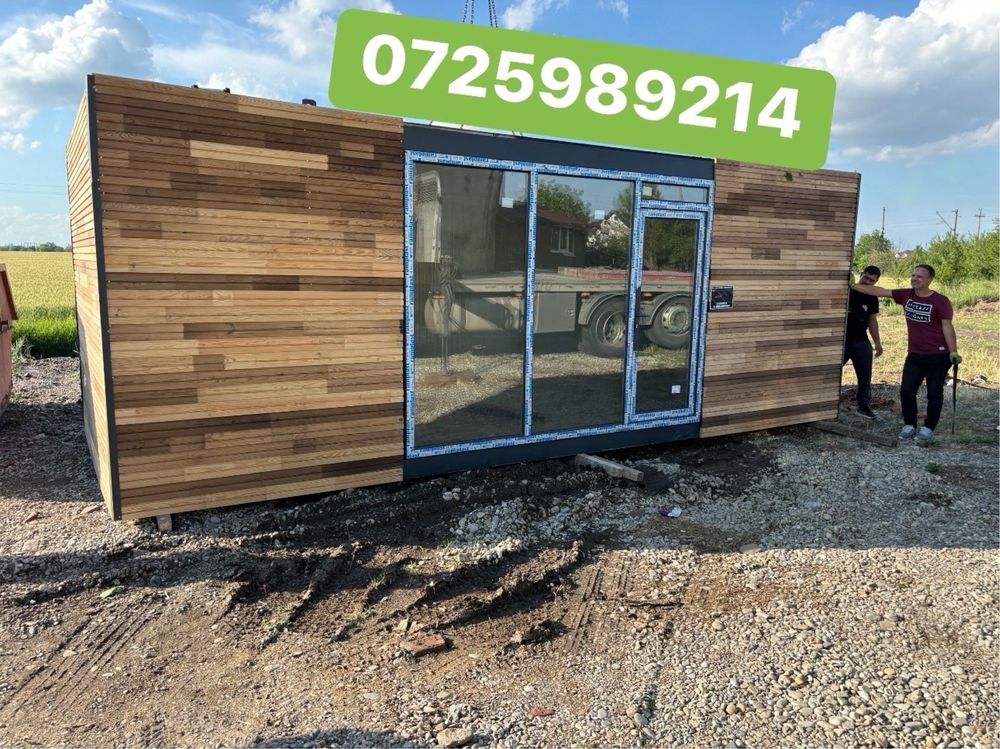 Vand container modular birou terasa casa de locuit casa de vacanta