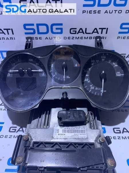 Kit Pornire ECU Calculator Motor Cip Cheie si Ceas Bord cu Imobilizator Seat Leon 1P 2.0 TDI BKD 2006 - 2013 Cod 03G906021SF 0281014425 [LC1343]