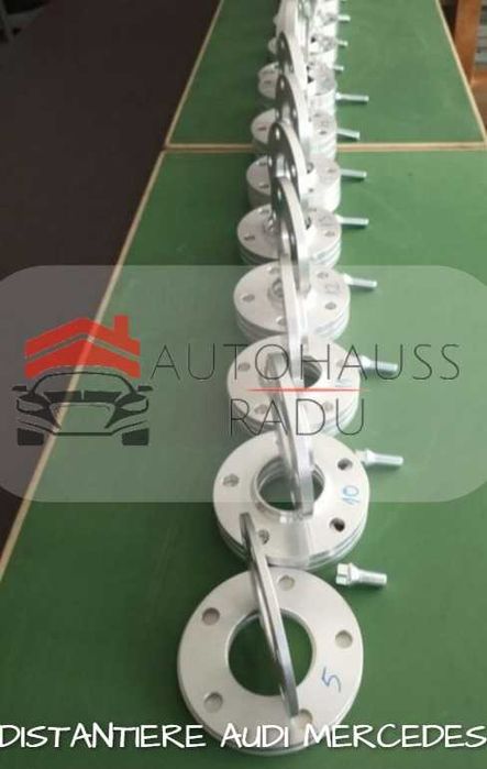 Distantiere 15 mm AUDI cu suruburi prezoane lungi