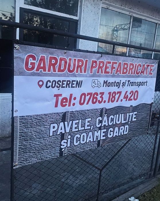 Garduri Prefabricate din beton