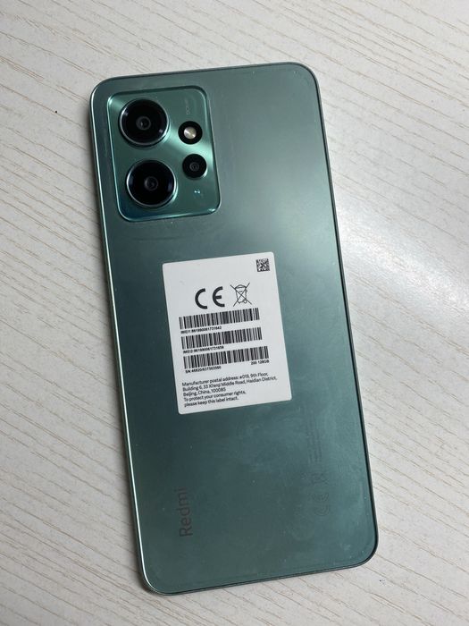 Redmi Note 12 , гб 128, минус, трещина нету