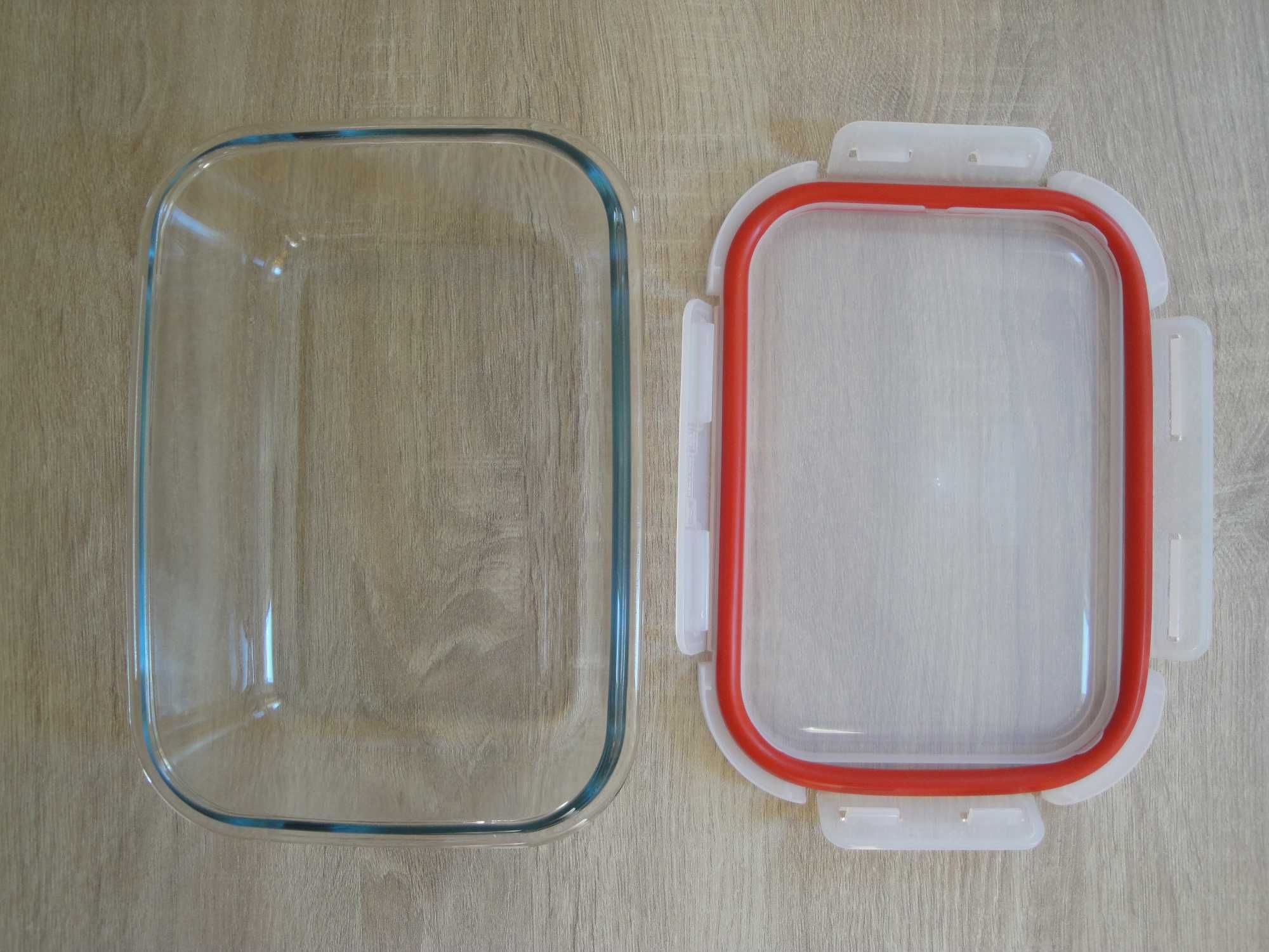 Curver, голяма  стъклена кутия / купа с капак за храна, 1.8 л​., храни