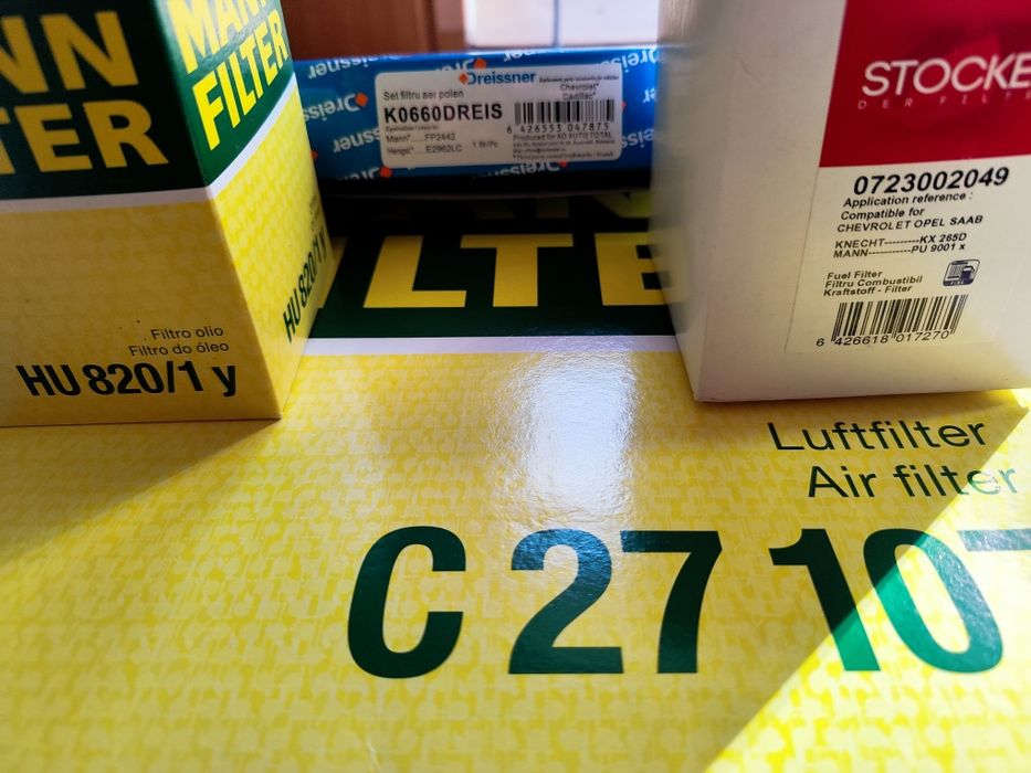 Filtre Opel Astra J 1,7 CDTI