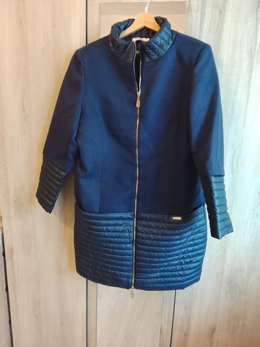 palton nou albastru închis