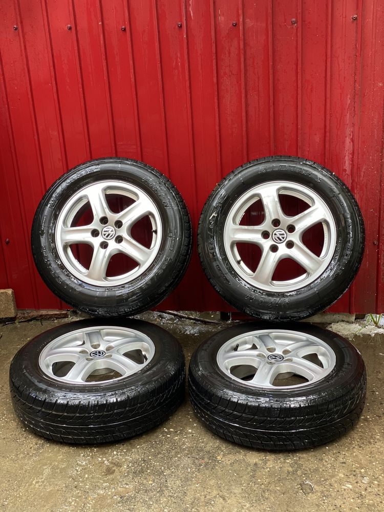 Jante Skoda Octavia Fabia Seat Leon 5x112+Cauciucuri 195/65 R15 M+S