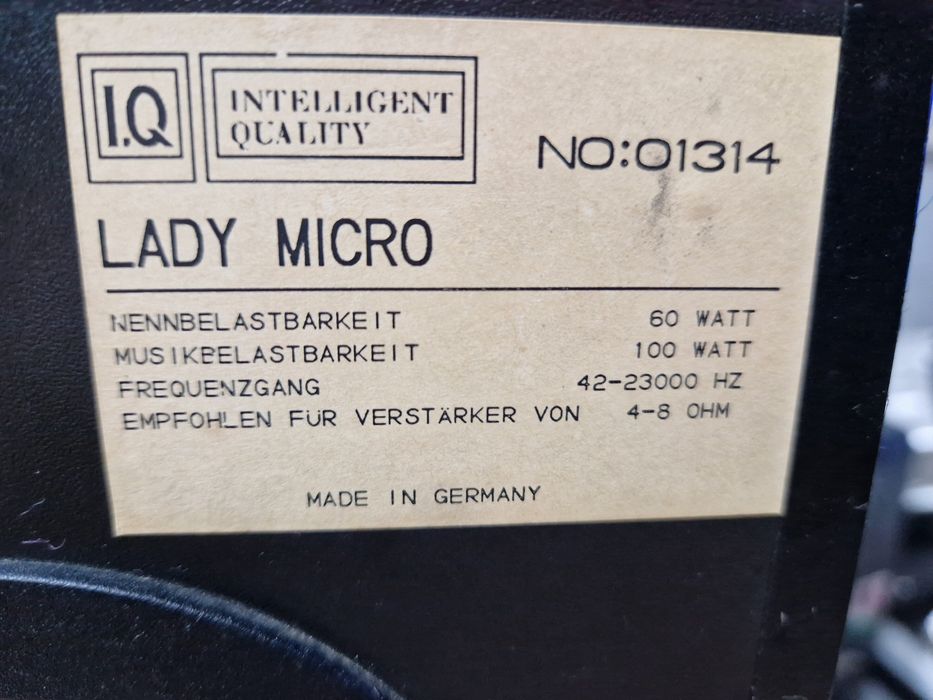 Monitoare (boxe) lady micro 60w