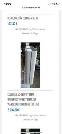 Filtru Culligan Acqua Cleer Slim purificator de apa cu osmoza inversa