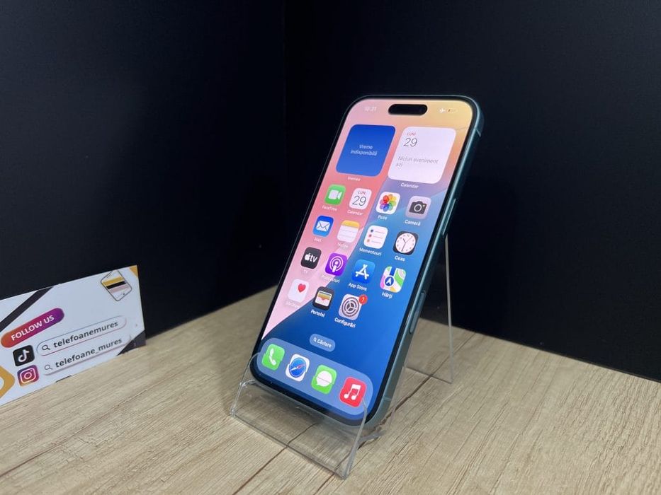 Iphone 16 128Gb Teal 3 ani garanție, Telefoane Mureș