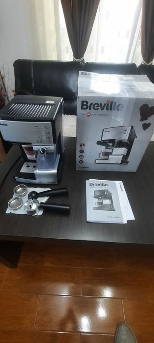 Vand Espressor manual Breville Prima Latte 15 bari, gri