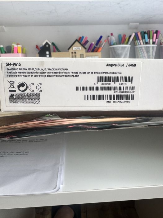 Tableta Samsung Tab S6 Lite cu pix , varianta cu sim