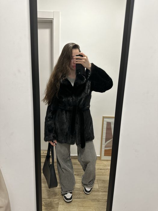 Норково палто р.S/M