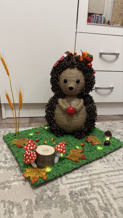 Поделка осенняя ёж