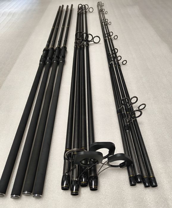 SET 4 Lansete Crap FL VIPER 3.90m 3.5 LBS + 4 Mulinete JS10000