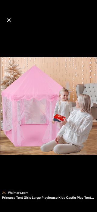 Bolalar uchun Princess Castle o‘yin chodiri