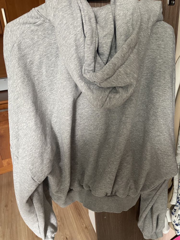 Нов сив суитшърт/суичър Unisex