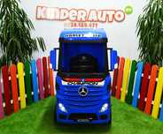 Camion electric Mercedes Actros 4x4 180W 12V 14Ah PREMIUM #Blue