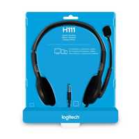 Гарнитура, наушники с микрофоном, Logitech H111