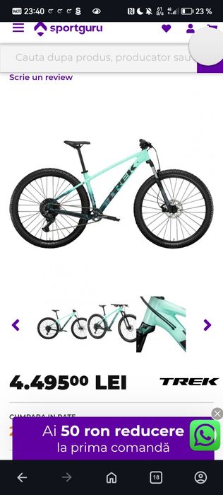 Bicicleta Trek marlin 6 _fac și schimb cu iPhone 14 Pro Max