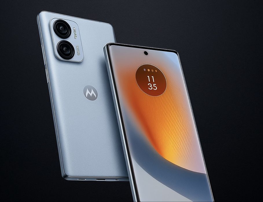 НОВ!!! Motorola Edge 50 Fusion, 8GB RAM, 256GB, 5G, Marshmallow Blue