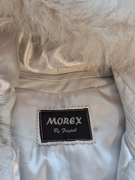 Geaca piele cu blană naturala