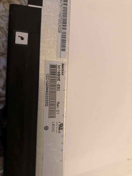Ecran display laptop 11.6 led slim 30pini n116bge-eb2 rev.c1