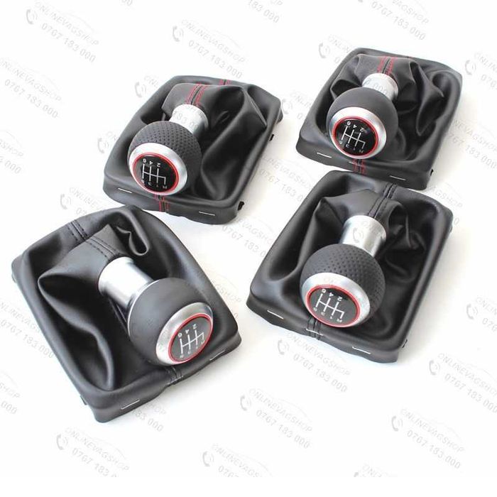 Nuca piele S-line cu manson schimbator Audi A4 B8, B8,5, A5,A6 4F ,Q5