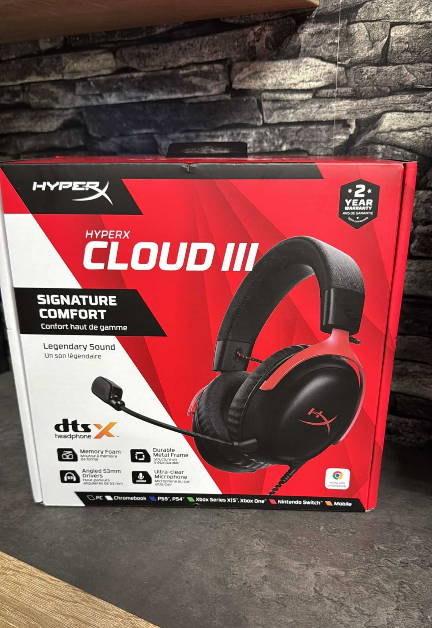 Casti hyperx cloud 3