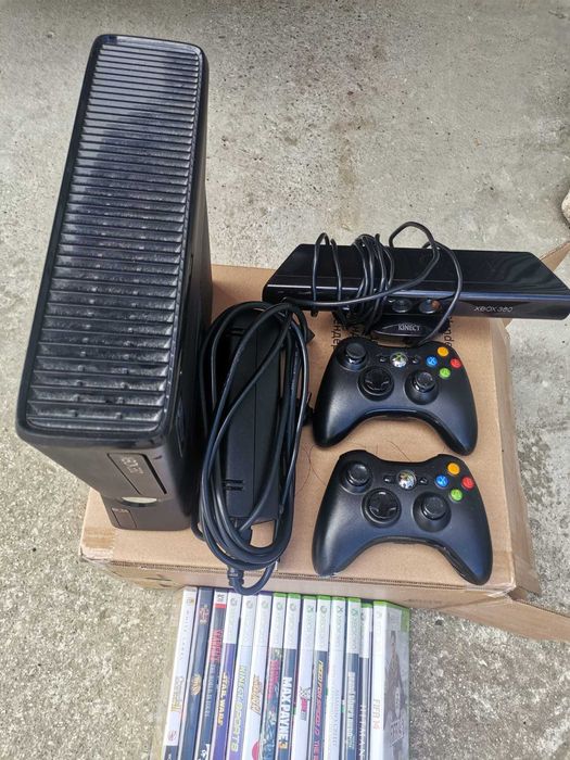 Xbox 360, 2 Controlere, jocuri