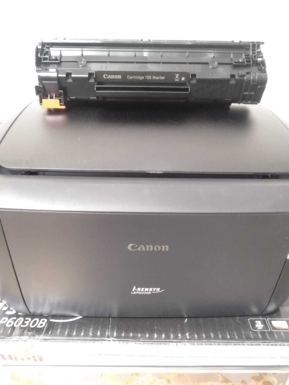 Принтер лазерный Canon LBP-6030B + Перезаправляемый картридж