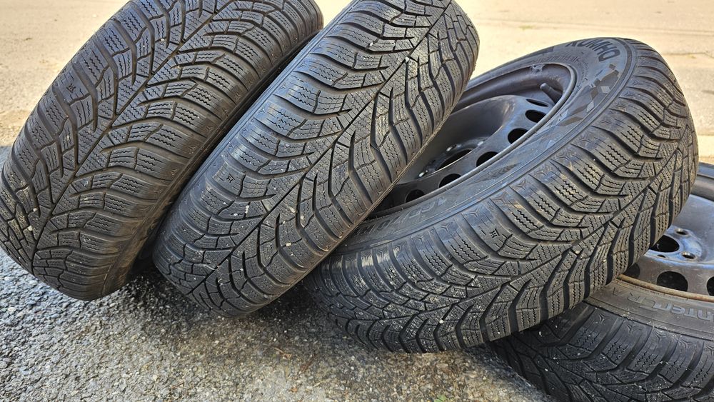 Anvelope KUMHO de iarna 165/70 R14+jante 4 bucăți
