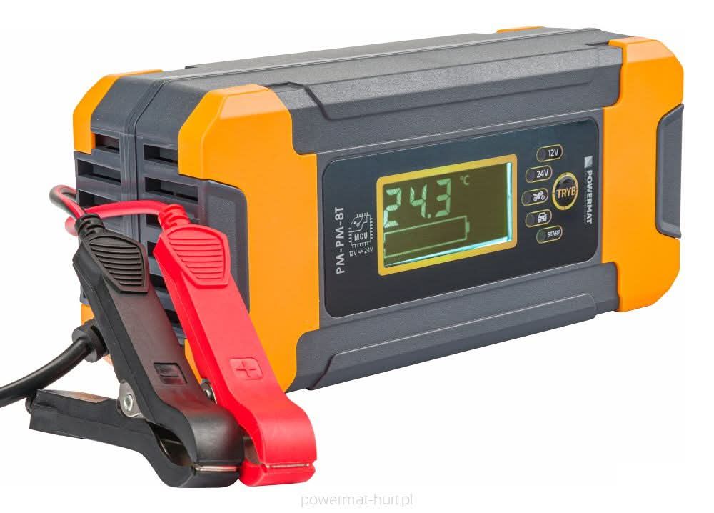 Redresor cu microprocesor baterie 12/24V PM-PM-8T , Powermat PM1243