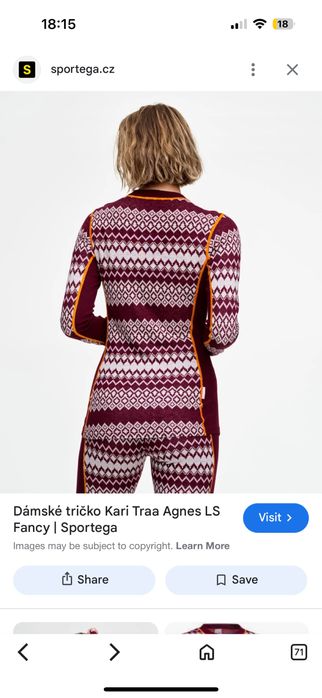 Kari Traa вълнен сет (термо блуза и термо клин)