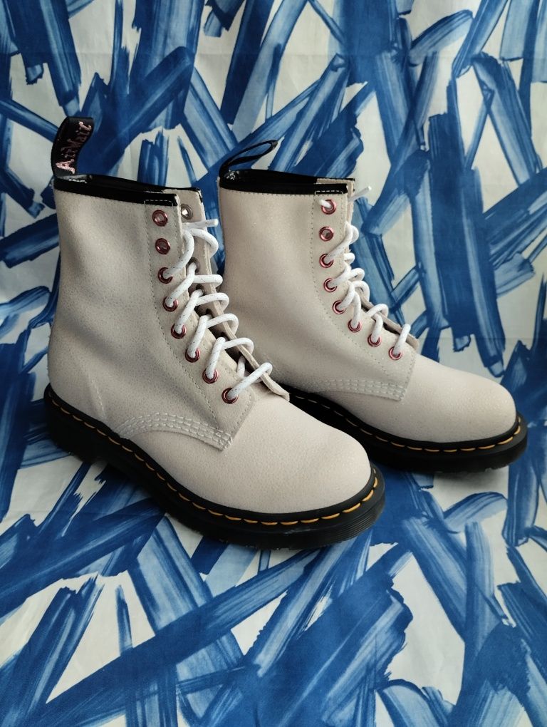 Dr Martens - 1460 Bejewelled Боти Кубинки Естествена Кожа Номер  37